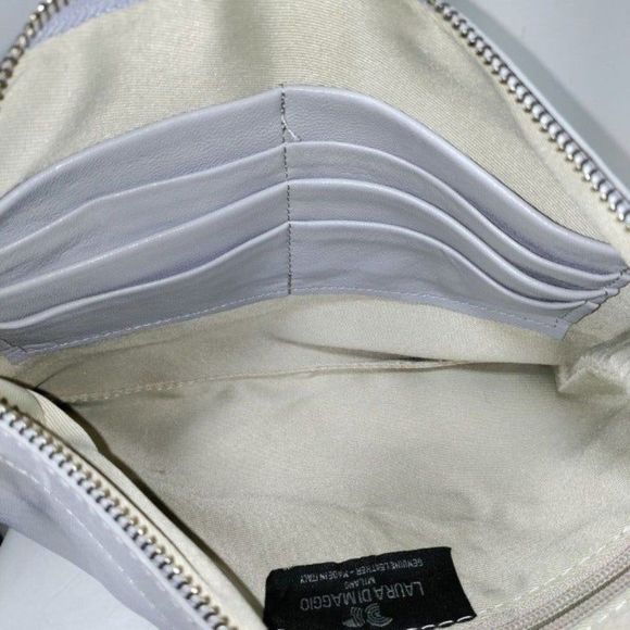 Laura Di Maggio Milano Women's Italian Butter Soft Leather Oversized Wristlet - Picture 6 of 10